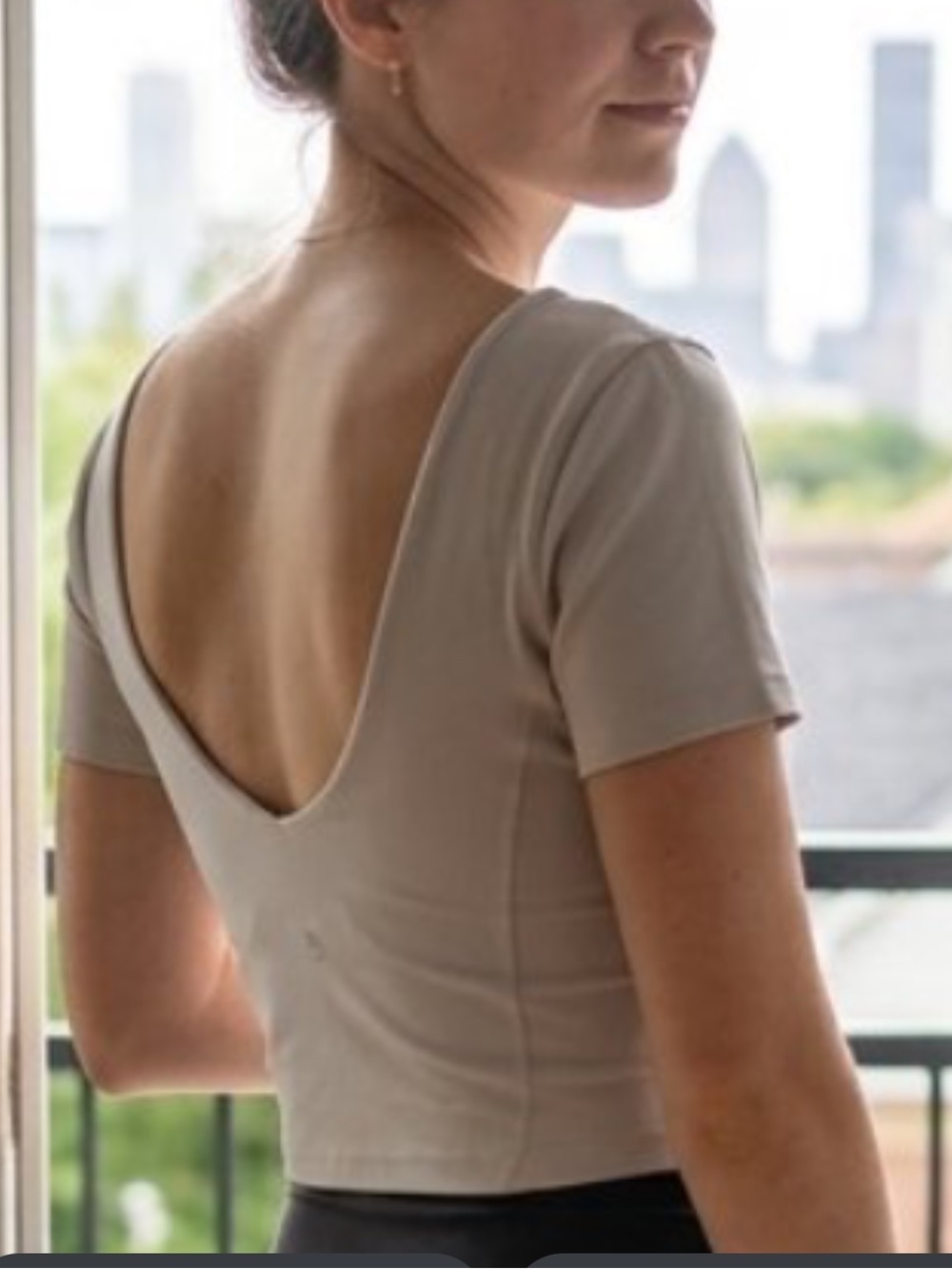 lululemon athletica Scoop-Back Crop Top